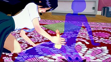 My Hero Academia Hentai - Kayama Nemuri Handjob and blowjob - Japanese Asian Manga Anime Film Game Porn