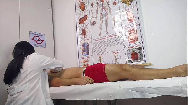 patient gets excited in front of the nurse