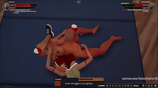 Nezakah VS Bambi Bimbo (Naked Fighter 3D)