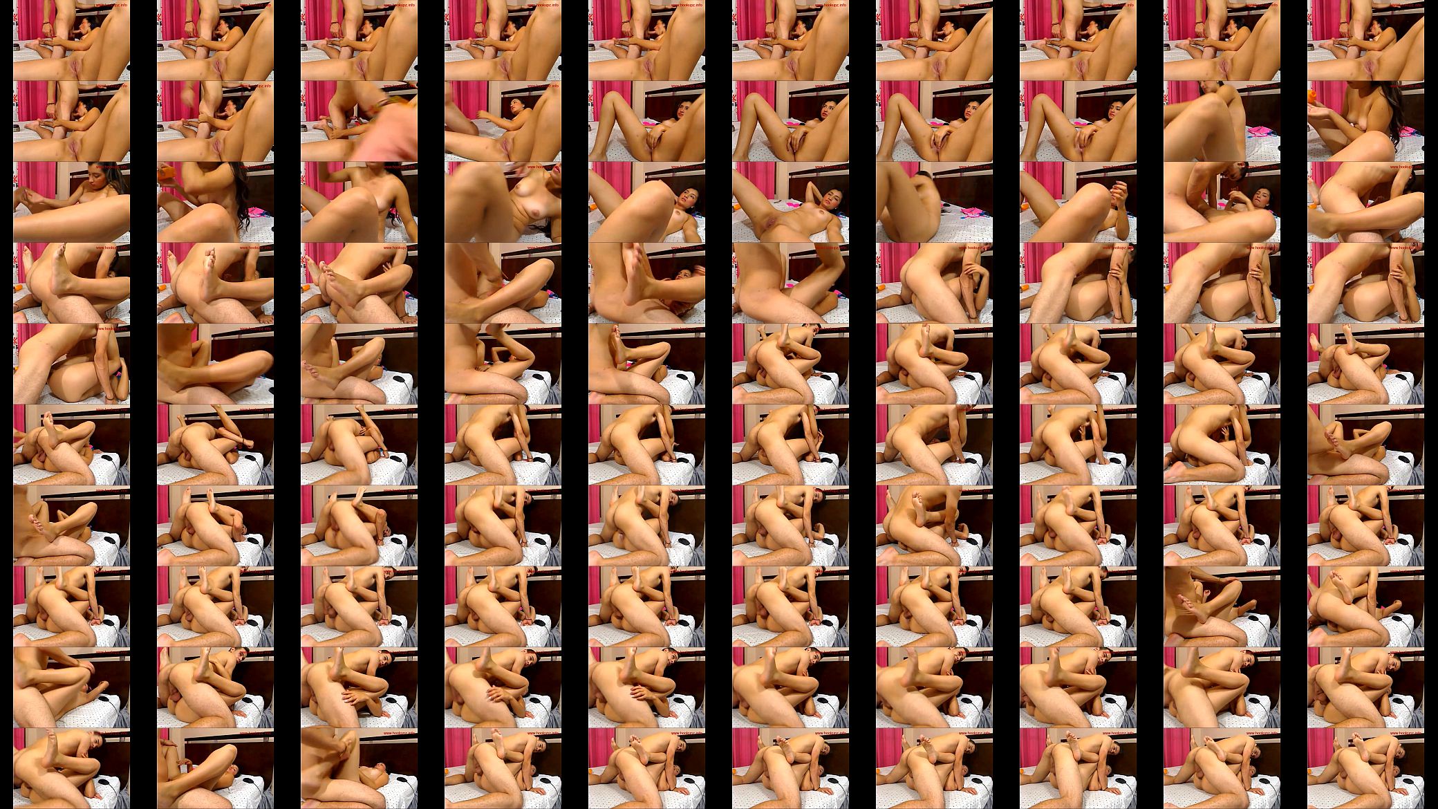 Latin couple having lots of fun on webcam 预览图