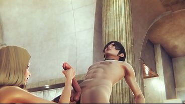 Hentai Uncensored 3D - Marina handjob and anal with creampie - Japanese Asian Manga Anime Film Game Porn