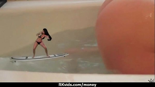 Hot sexy amateur babe needs a lift and takes cash 10