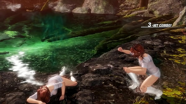 Kasumi and Phase-4 in Transparent Shirt No Bra | DOA6 Mod