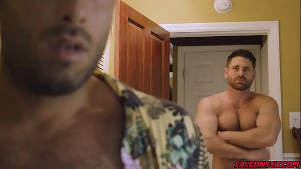 Download Video - Falconsex&period;com - Boyfriends Beau Butler and Diego Sans have poolside sex&period; After taking a shower both strip and Beau instantly wraps his lips around Diego's thick cock