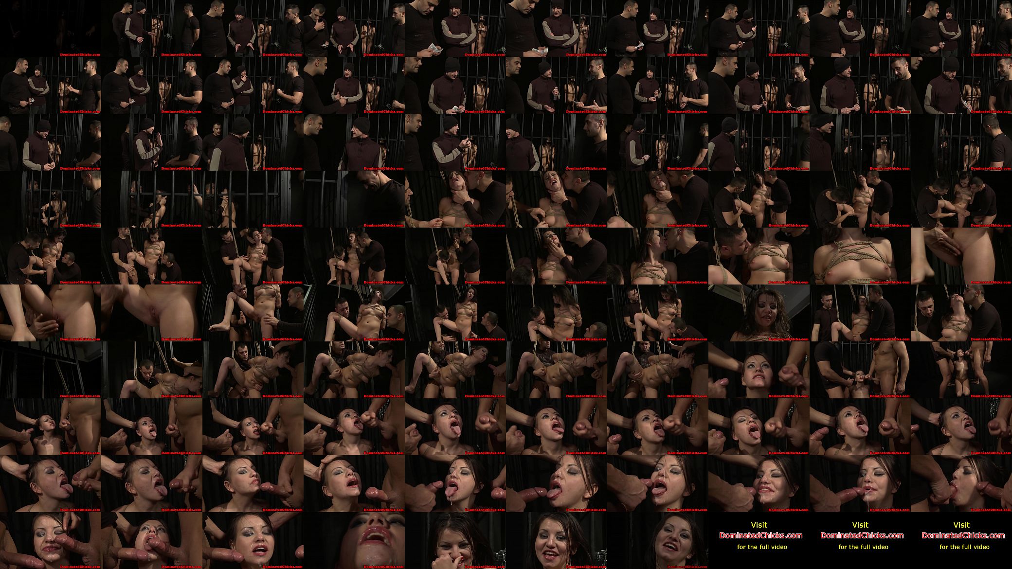 Submissive caged bitch facialized 预览图