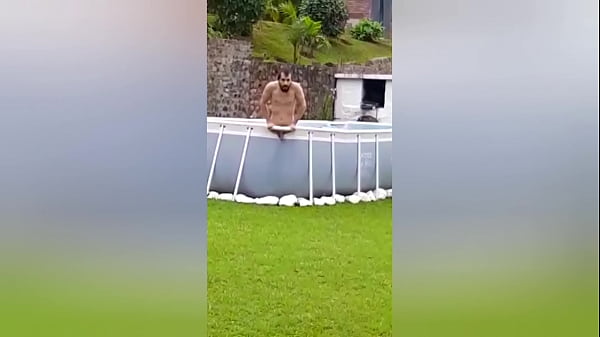 My neighbor was recording me while I was naked on my farm so I took her inside the house and fucked her pussy and left her full of semen