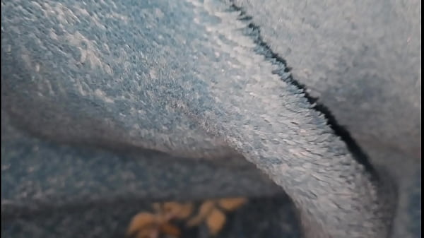 Big man under the covers with two male sluts.