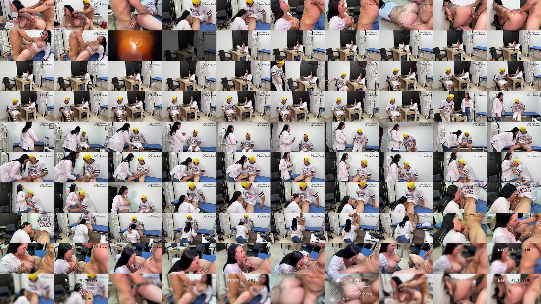 Doctor with huge tits fucks her patient with a huge cock 预览图