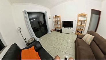 Lesbian neighbor took a cock in her pussy until the cumshot.