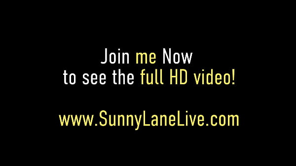 Download Video - Insatiable Hot Babe Sunny Lane Teases While Fucking Her Glass Dildo&excl;