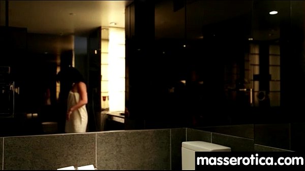 Gorgeous masseuse explores the body of a sexy l...