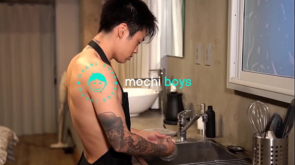 Download Video - Japanese Twink Seduced in the Kitchen & Fucked