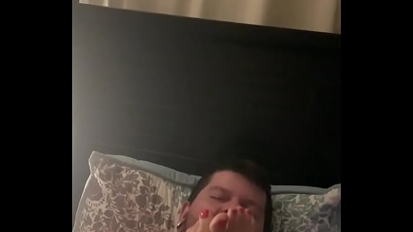 Ex girlfriends feet in my face