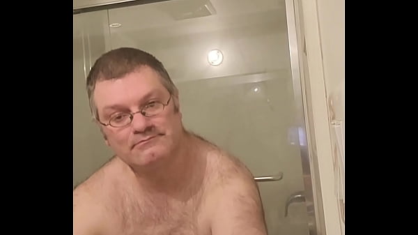 Nude Martin Lavallée sodomizes himself and tastes his dildo afterwards