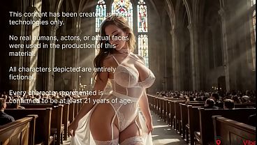 At the wedding ceremony, the bride fucked me in front of everyone... But I'm a priest[AI]