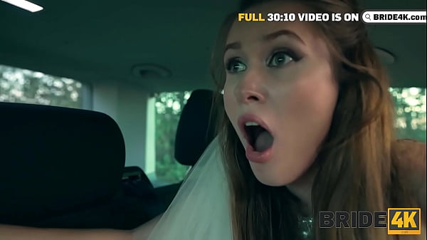 Download Video - BRIDE4K&period; Horny bride ran away from the wedding and showed her natural tits to strangers in the field