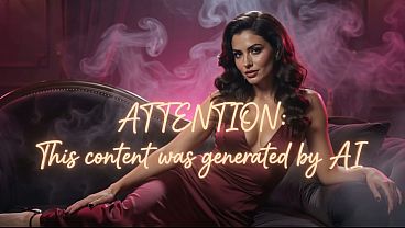 Brunette with a hot ass – AI-generated