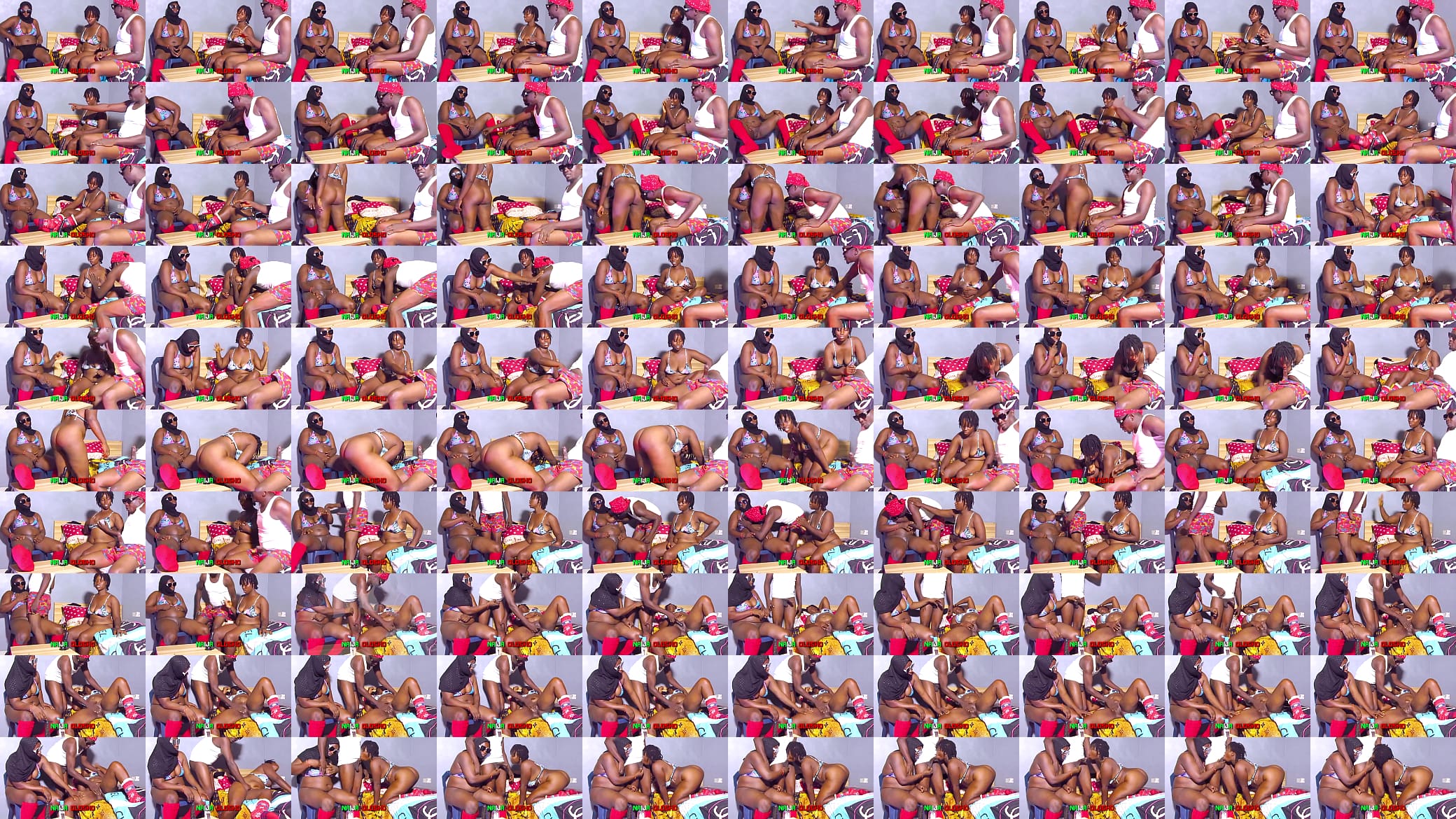 Naija Olosho - Truth Or Dare Game Finally End Up With Intense Handjob Pussy Play Orgasm 预览图