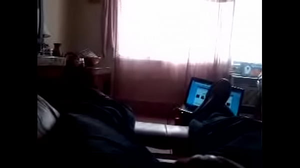 Guy jerks off
