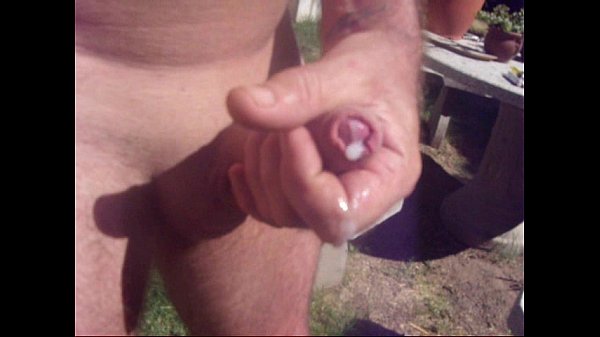 Download Video - Close up cock and cum outdoors