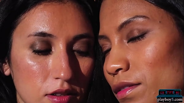 Middle Eastern Fatima Kojima and latina Deisy Leon lesbian softcore porn