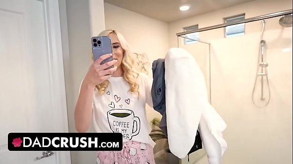 DadCrush - Pretty Big Titted Teen Blondie Loves Pranking Her StepFather