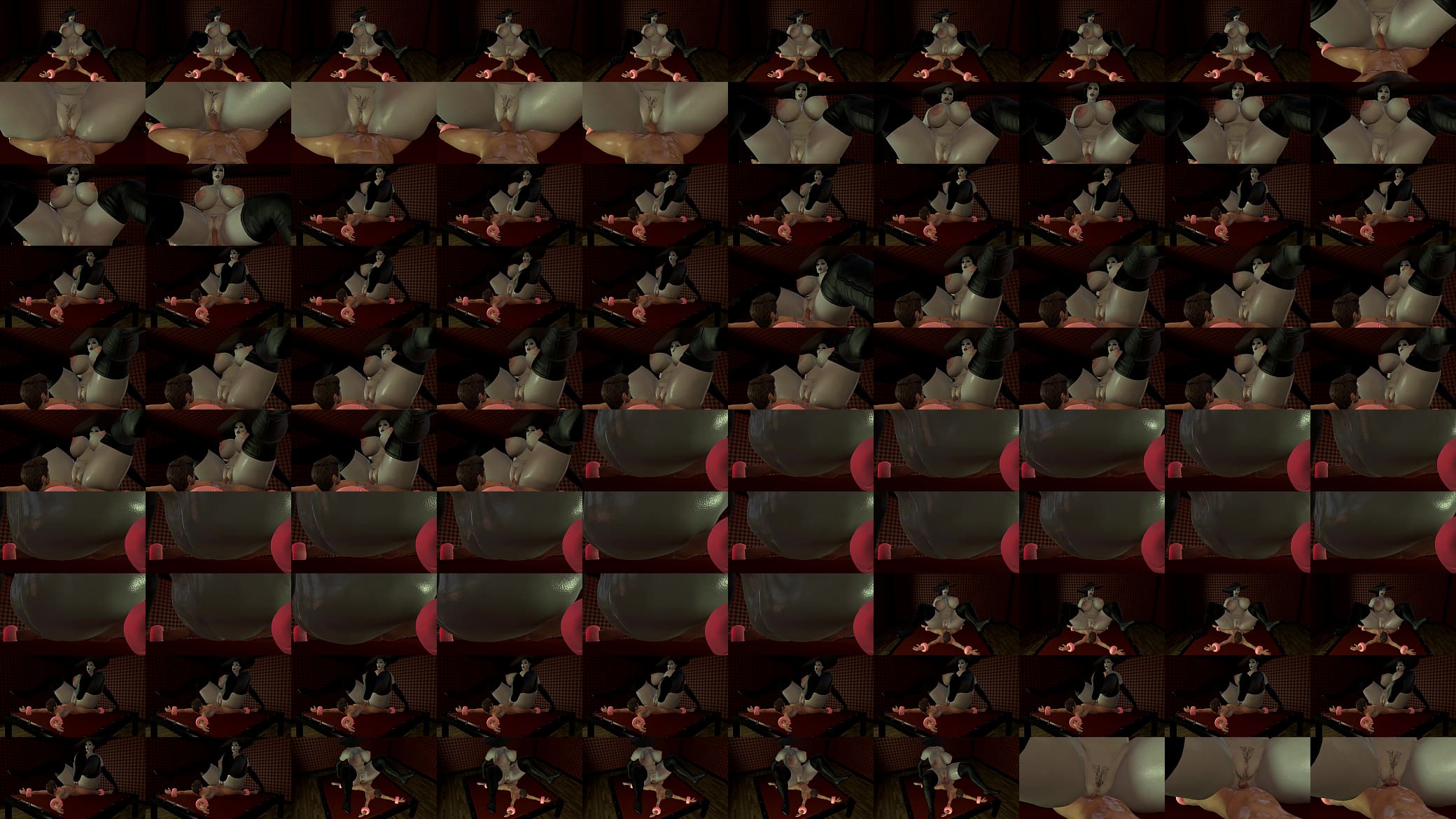 Alcina Dimitrescu Rides Cock on Top in POV | Resident Evil Village Hentai 预览图