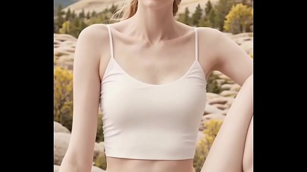 Girls modeling lingerie in the Rocky Mountains