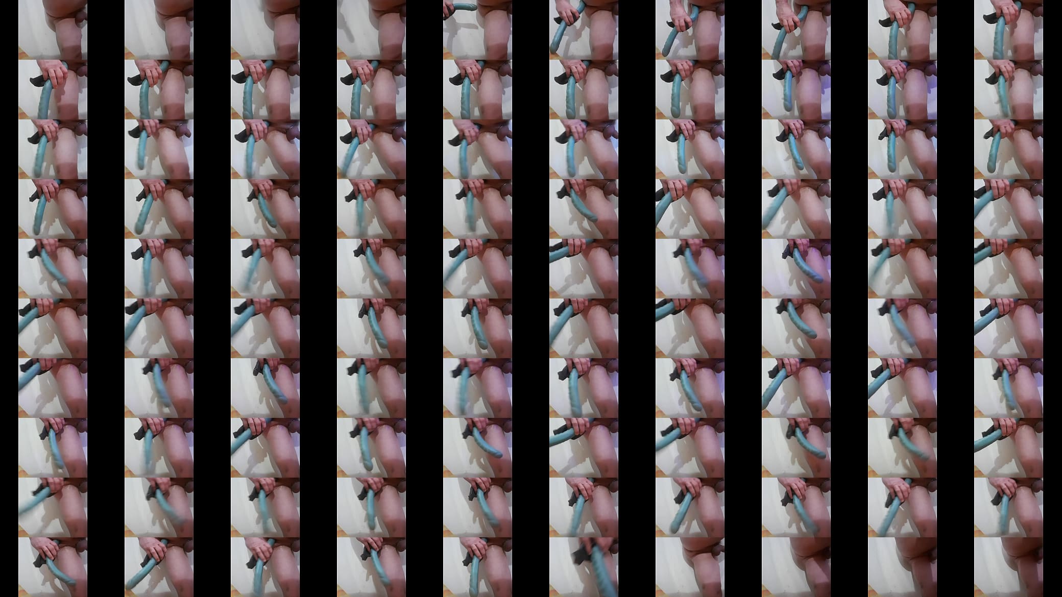 Male ass training stage 2 double ended dildo anal 预览图
