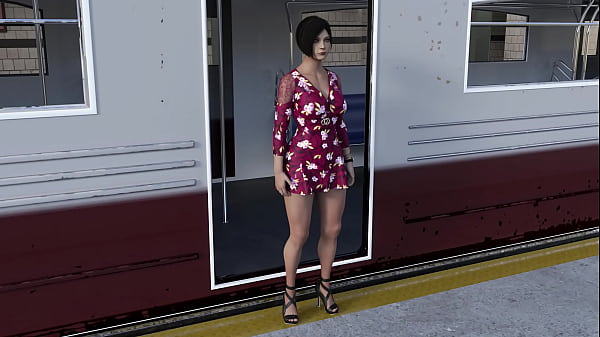 Ada gets stripped by the subway