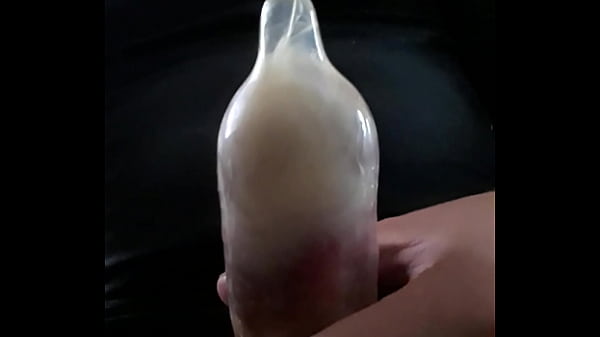 Download Video - Huge cum condom