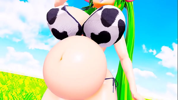 Mulher-Vaca Cosplay Expansão de barriga e seios by Imbapovi