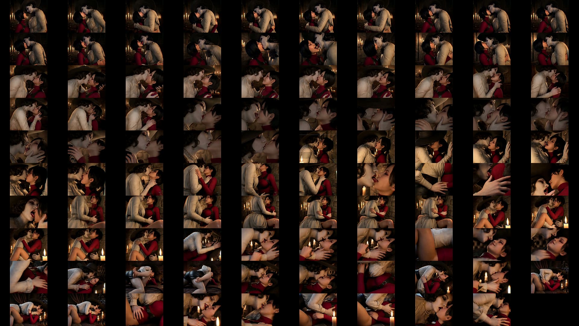 Ada wong x Lady Dimitrescu lesbian ( Resident Evil/AI generated) 预览图