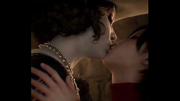 Ada wong x Lady Dimitrescu lesbian ( Resident Evil/AI generated)