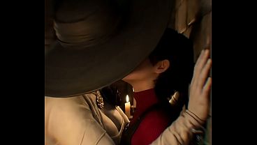 Ada wong x Lady Dimitrescu lesbian ( Resident Evil\/AI generated)