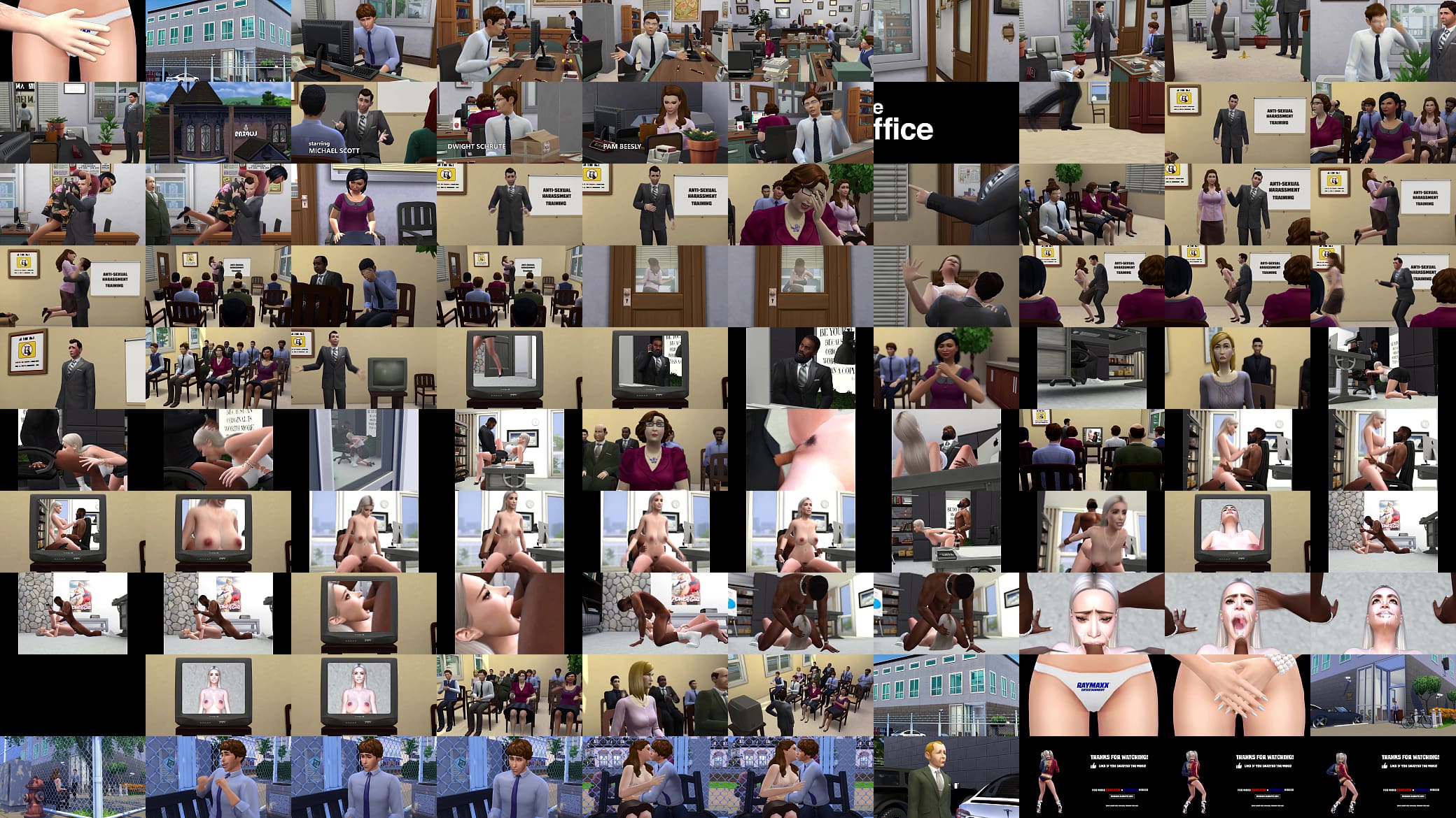 The Office Parody - Boss Shows Everyone Porn At Work 预览图