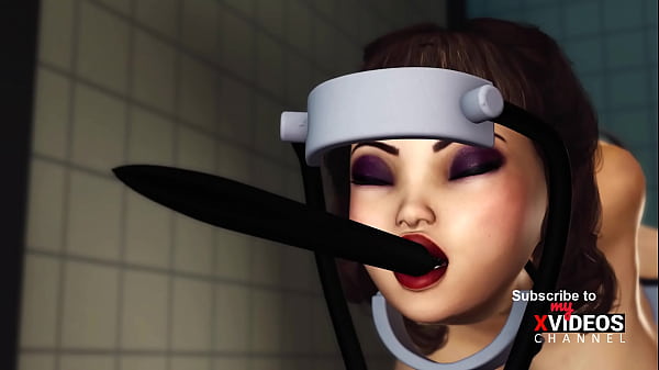 Jessica 5000 in action! Sexy cuffed girl gets f...