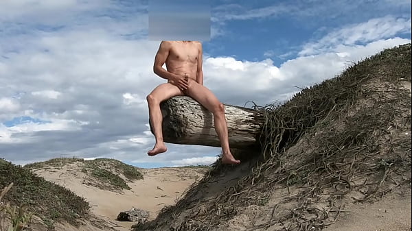 Nude posing,Cock teasing at public beach,Cumming in the Plaza