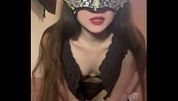 Playful Russian slut seduces you with a striptease and dirty talk