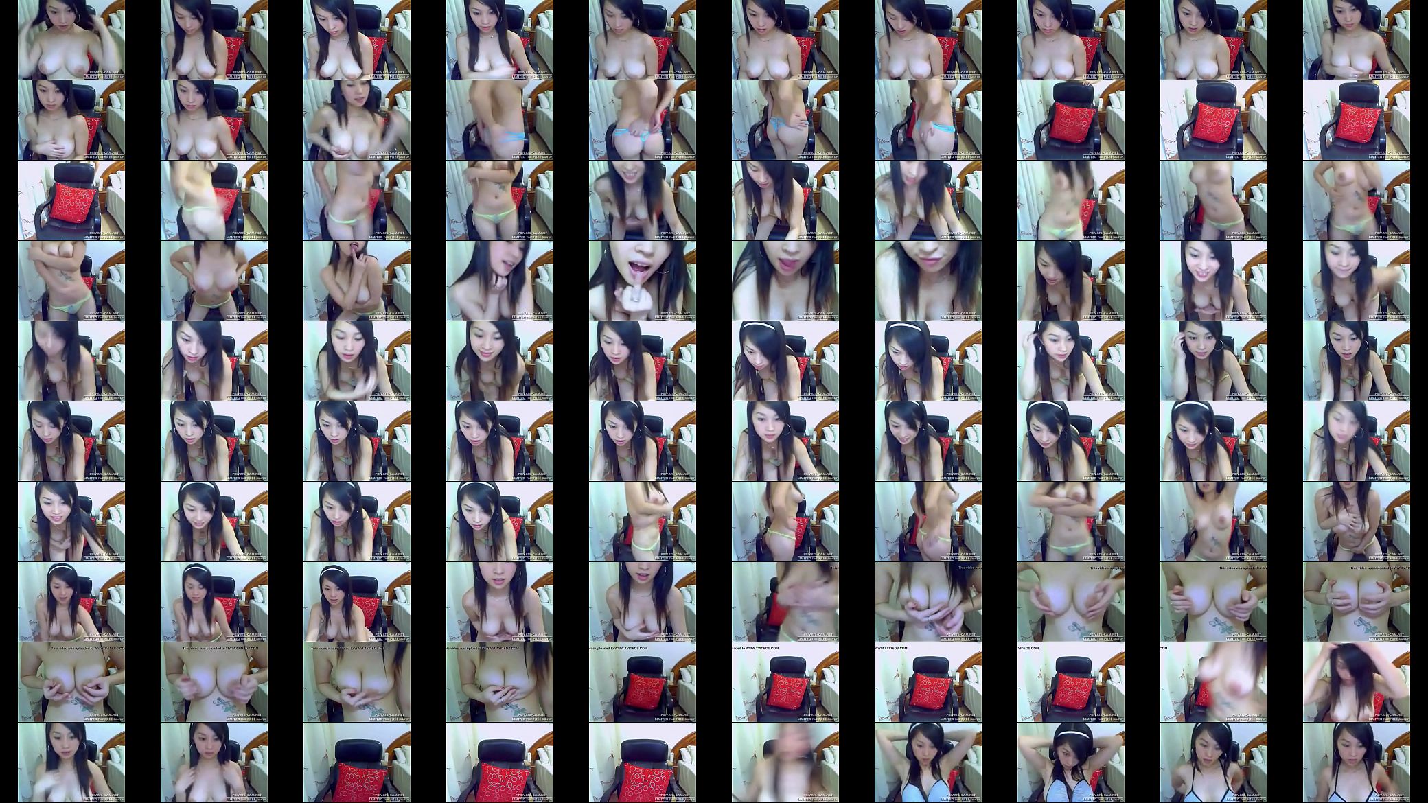 Cute asian girl playing with herself on webcam - novapornx.com 预览图