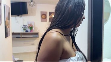 While my cuckolded wife watches her show, I take the opportunity to fuck my lover behind her back.