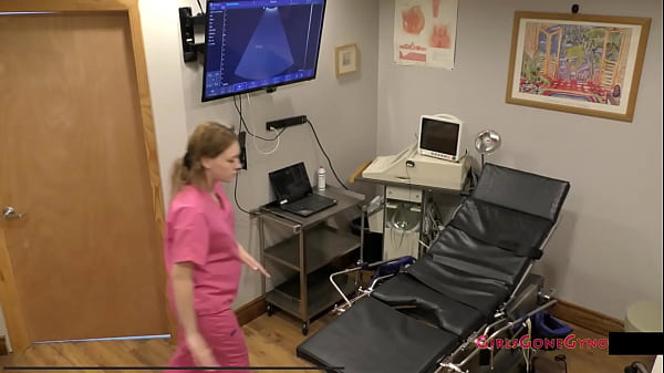 VERY Pregnant Nurse Nova Maverick Sneaks Into Doctor Tampa's Clinic To Use The New Ultrasound Machine To Examine Herself @GirlsGoneGyno Reup