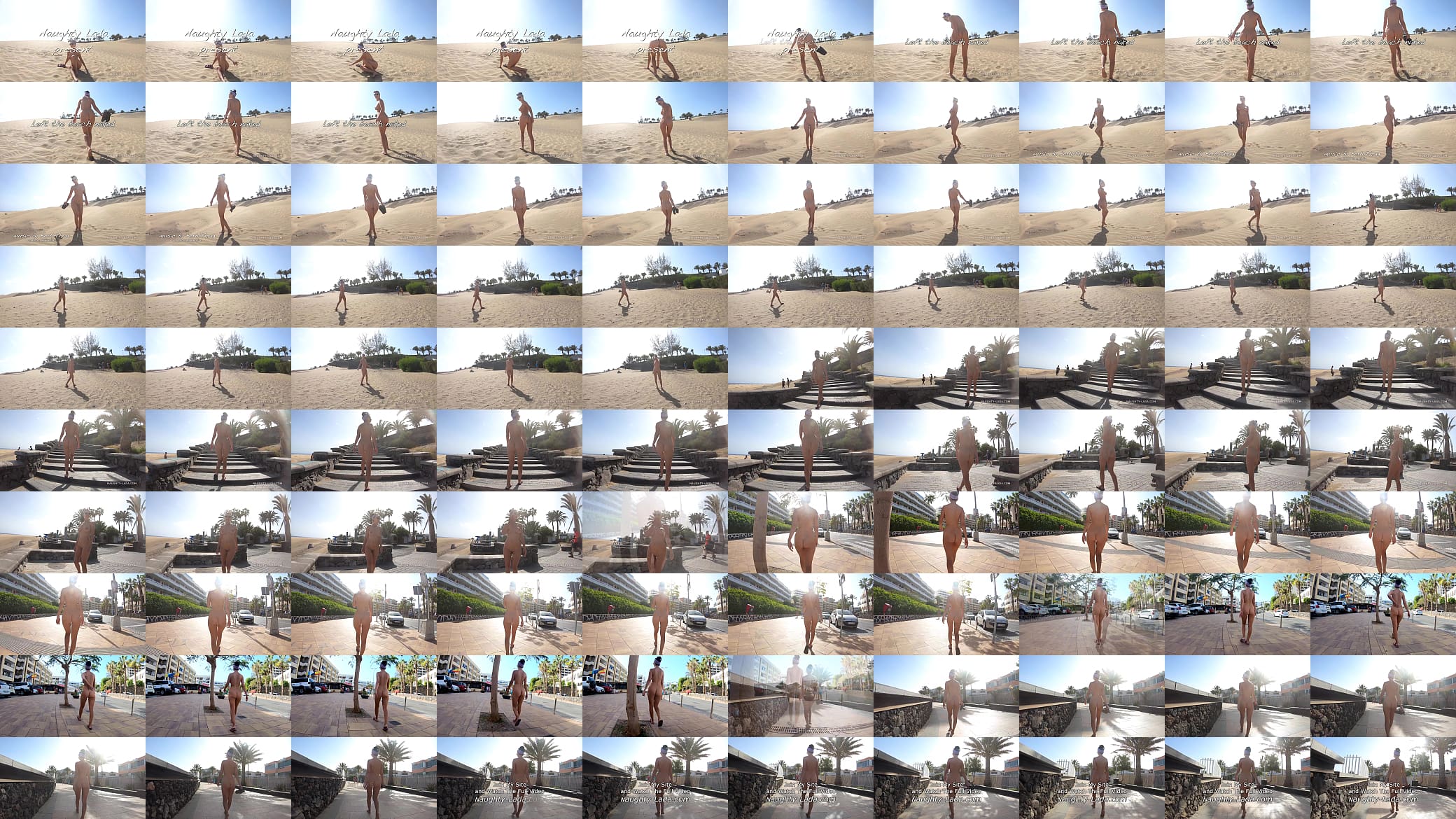 Left the beach naked... (Public nudity) 预览图