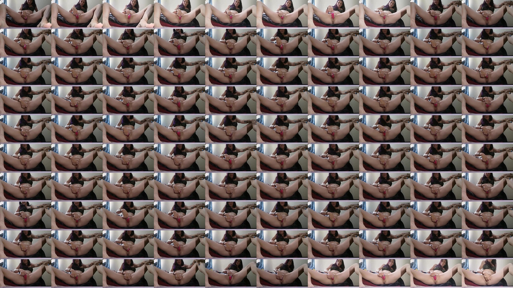 Fucking my horny pussy with my favourite vibrator 预览图