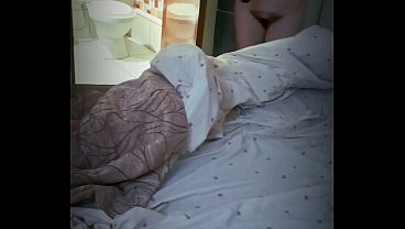 MILF changes in hotel room and didn't know she was being watched