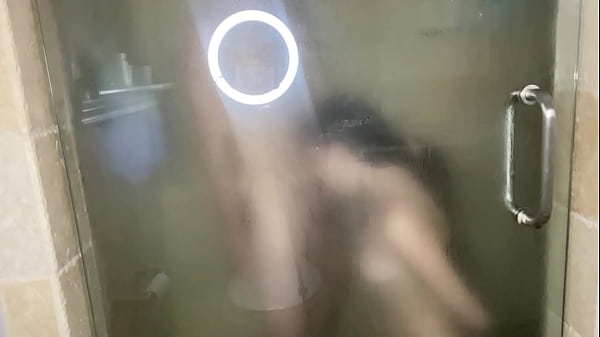 Fucking My Step Sisters Teen Friend In The Shower - IceOnFire