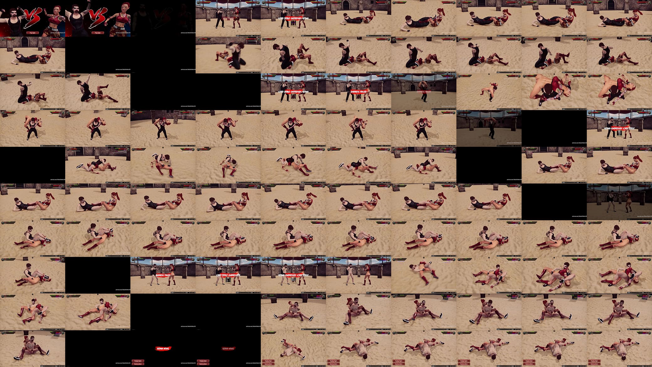 Lord Jerle VS Sedna (Naked Fighter 3D) 预览图