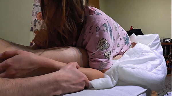 I Quickly Sucked His Cock Until My Parents Came Home