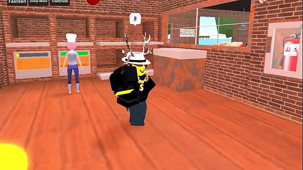 Roblox player gets funky at their job