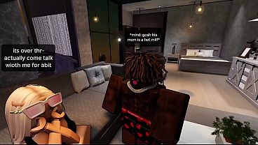 My Friend's Mom is in LOVE With BBCs And She Makes Me Creampie Her (ROBLOX)